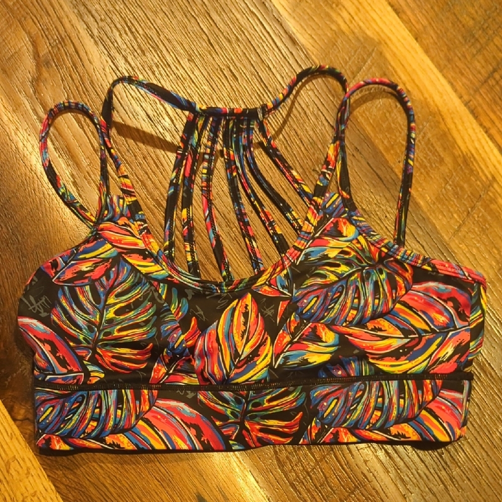 Constantly Varied Gear Multicolor Strappy Bra